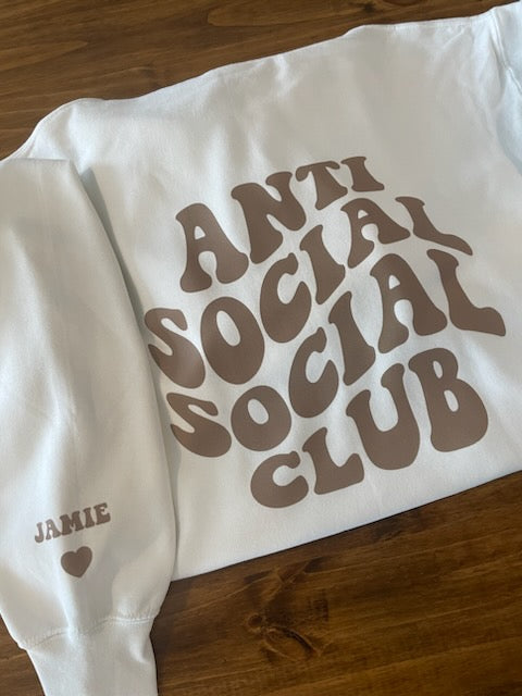 Non Hooded PRE-ORDER Anti Social Social Club Sweatshirt